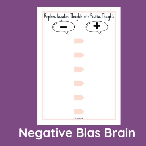 Negative Brain Bias Activity Pack. - Image 10
