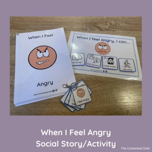 WHEN I FEEL ANGRY SOCIAL STORY/ACTIVITY PACK - Image 2