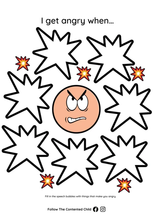 WHEN I FEEL ANGRY SOCIAL STORY/ACTIVITY PACK - Image 3