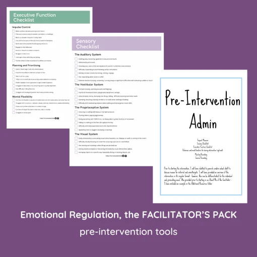 EMOTIONAL REGULATION 6-11 YEARS - THE FACILITATOR'S PACK - Image 2