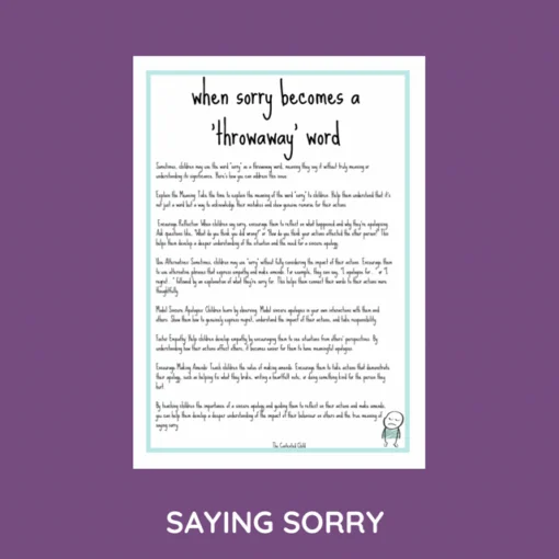 SAYING SORRY - Image 3