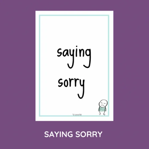 SAYING SORRY