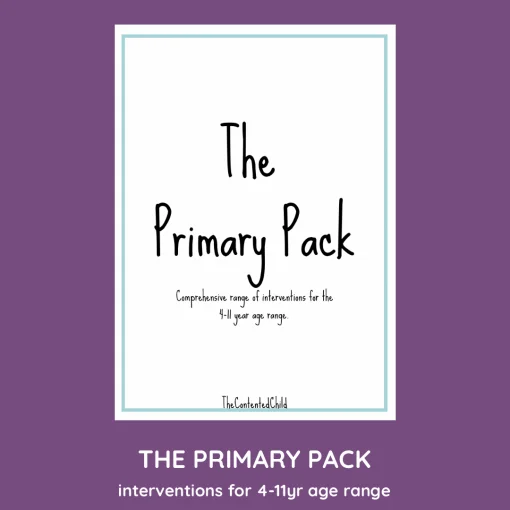 THE PRIMARY PACK - a comprehensive range of interventions for the 4-11 years age range.