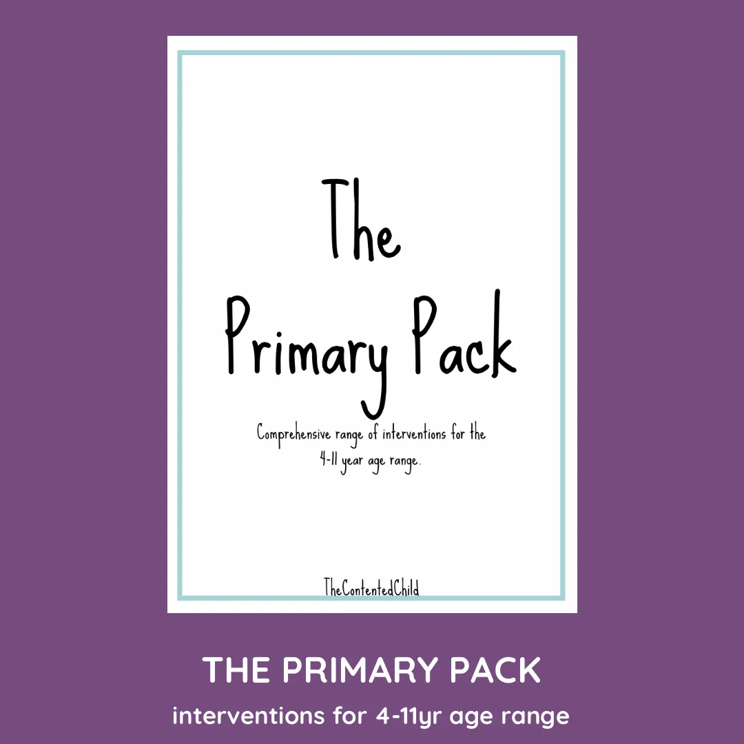 THE PRIMARY PACK - a comprehensive range of interventions for the 4-11 years age range.