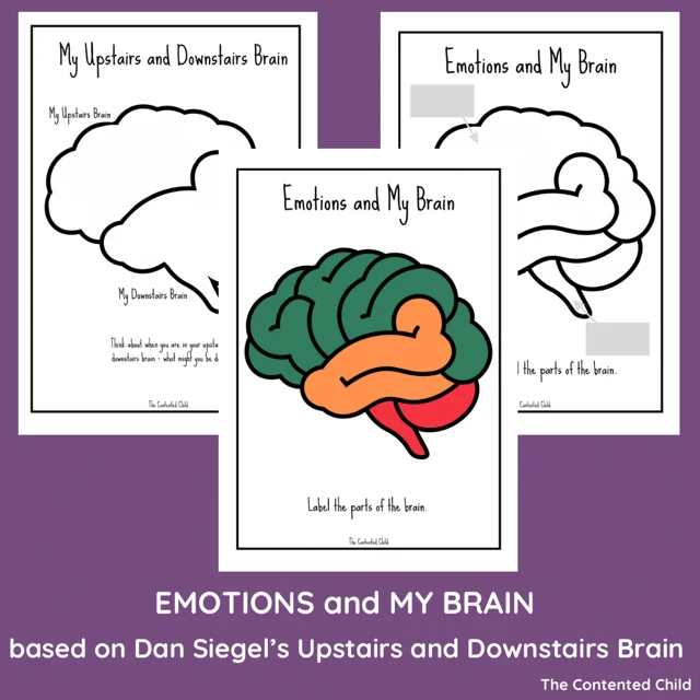 EMOTIONS and MY BRAIN, based on Dan Siegel's UPSTAIRS AND DOWNSTAIRS BRAIN - Image 5