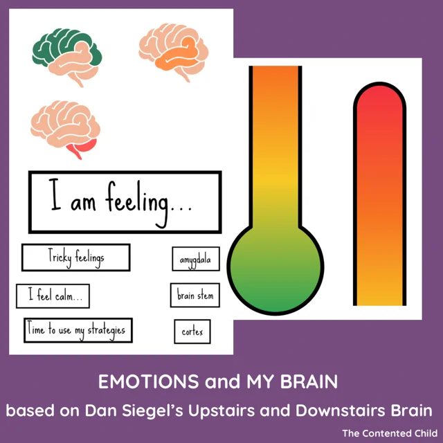 EMOTIONS and MY BRAIN, based on Dan Siegel's UPSTAIRS AND DOWNSTAIRS BRAIN - Image 9