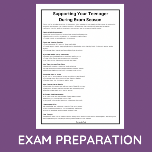 EXAM PREPARATION and ADVICE FOR PARENTS - Image 4