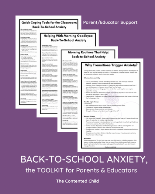 BACK-TO-SCHOOL ANXIETY, the TOOLKIT for Parents and Educators - Image 3
