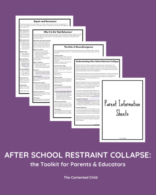 AFTER SCHOOL RESTRAINT COLLAPSE,  the TOOLKIT for Parents & Educators - Image 2