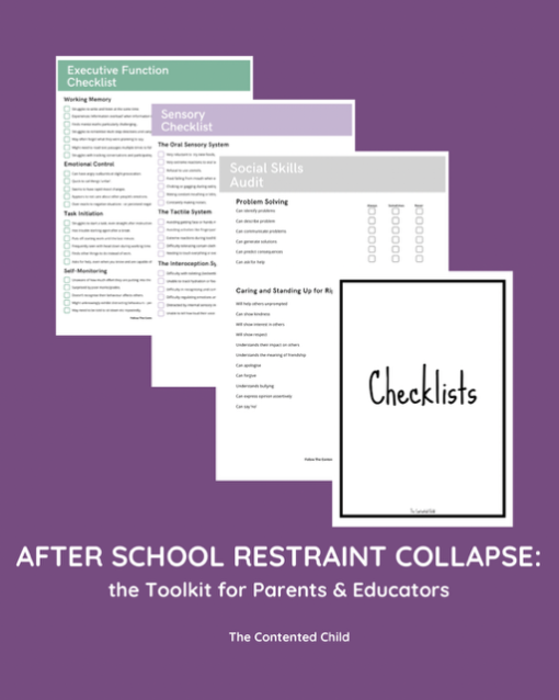 AFTER SCHOOL RESTRAINT COLLAPSE,  the TOOLKIT for Parents & Educators - Image 6