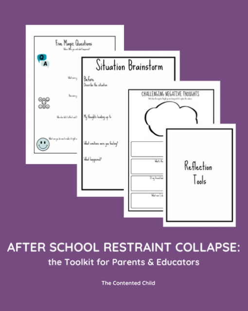 AFTER SCHOOL RESTRAINT COLLAPSE,  the TOOLKIT for Parents & Educators - Image 9