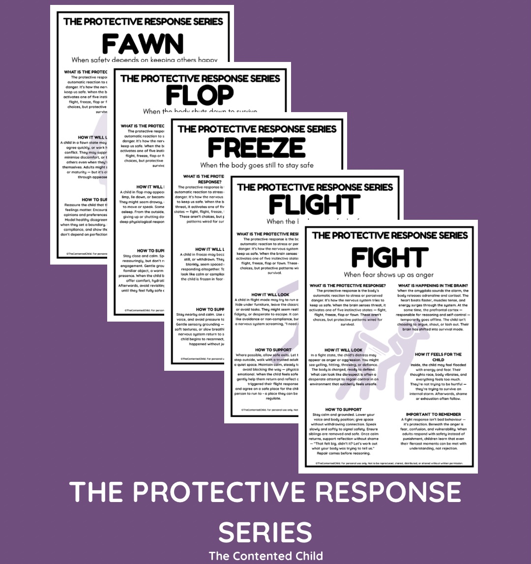 The Protective Response – Visual Pack for Parents, Educators & Professionals - Image 4