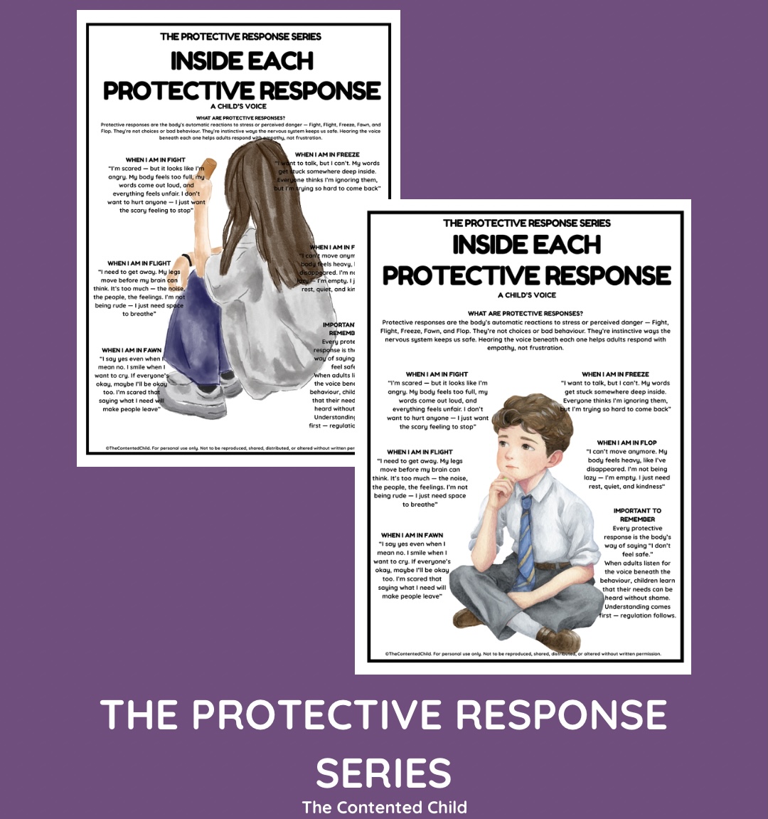 The Protective Response – Visual Pack for Parents, Educators & Professionals - Image 6
